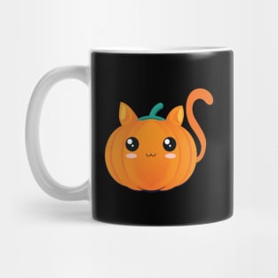 Pumpkin Cat Cute Mug